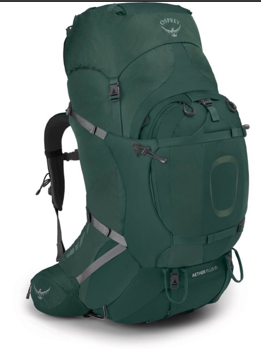 OSPREY Men's Backpack in Dark Green with Gray Accents